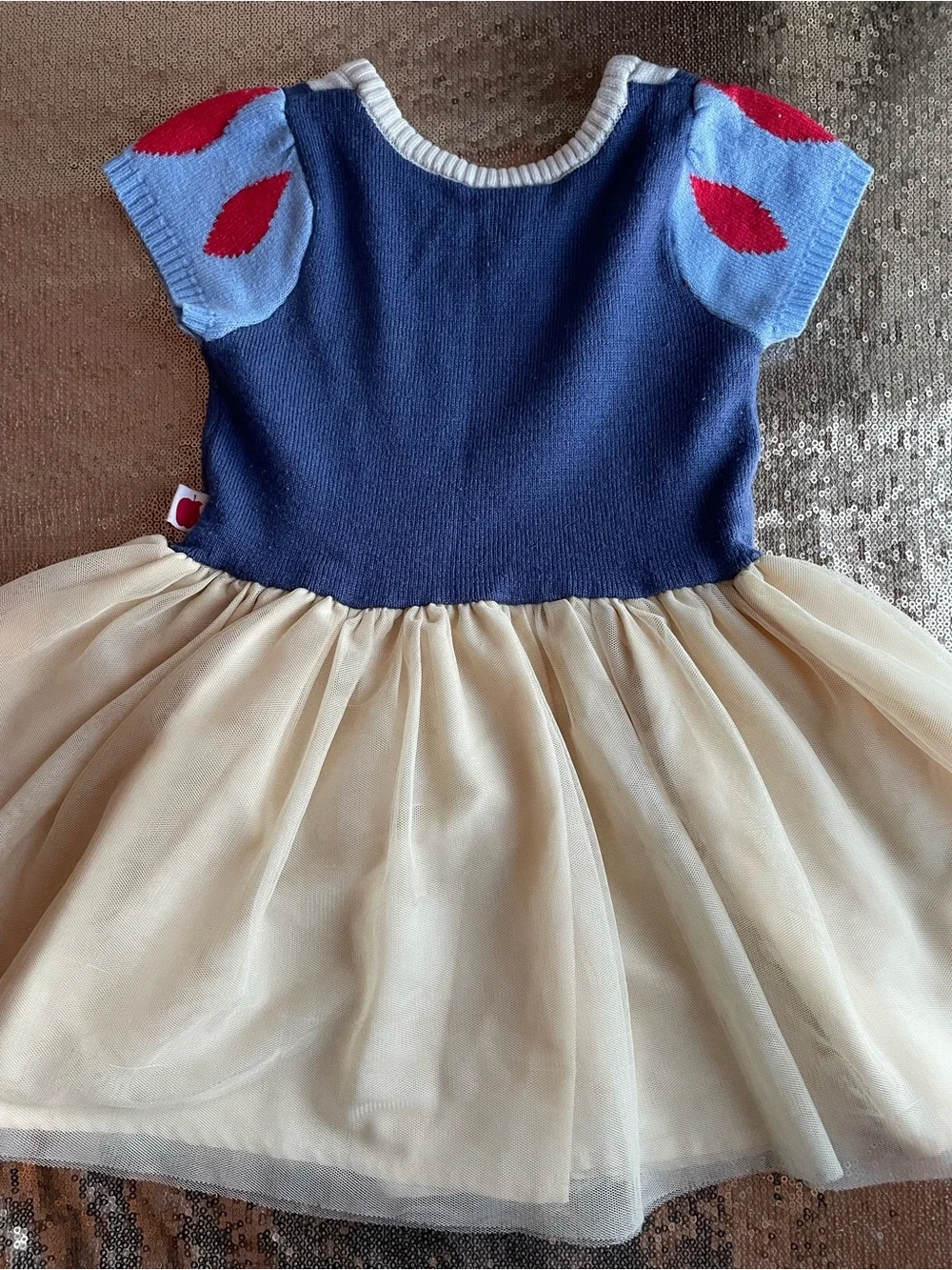 Disney 3T Princess Snow White Fully Lined Tulle Dress or Costume - Picture 2 of 5